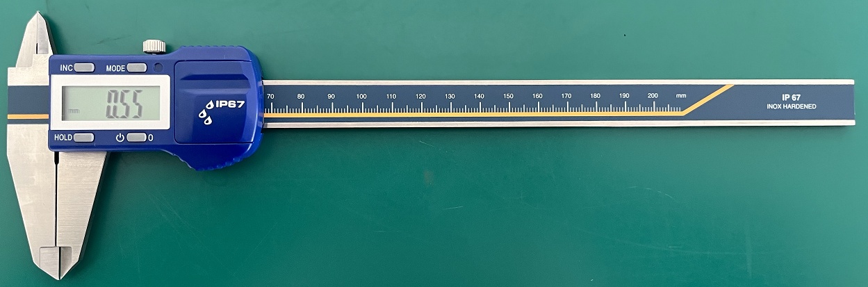 Stainless Steel IP67 Four-Button Digital Caliper